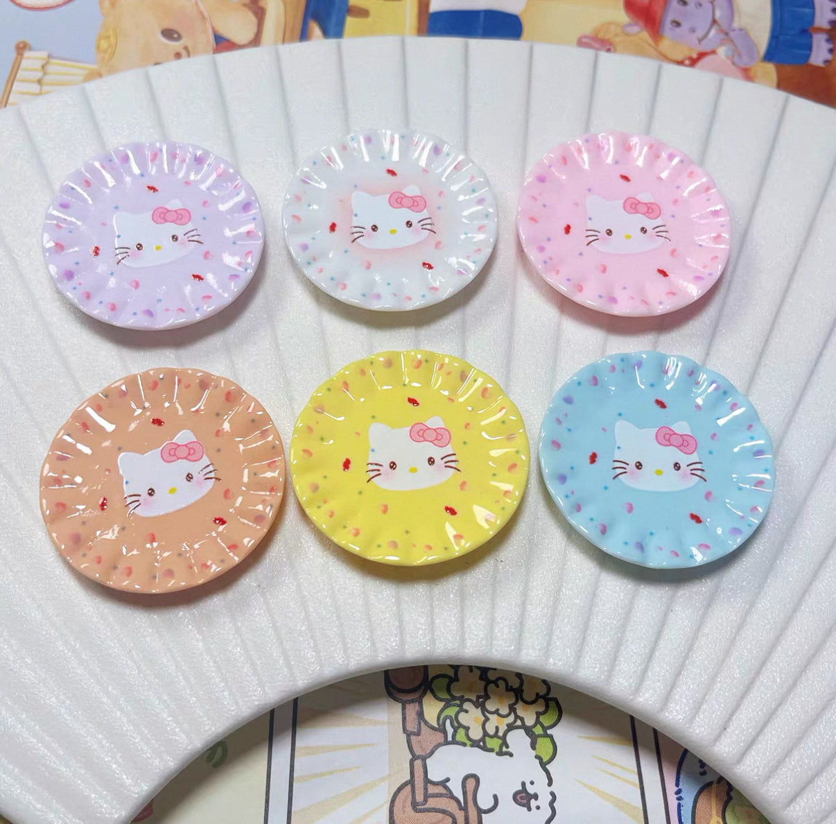 Miniature HelloKitty Plates