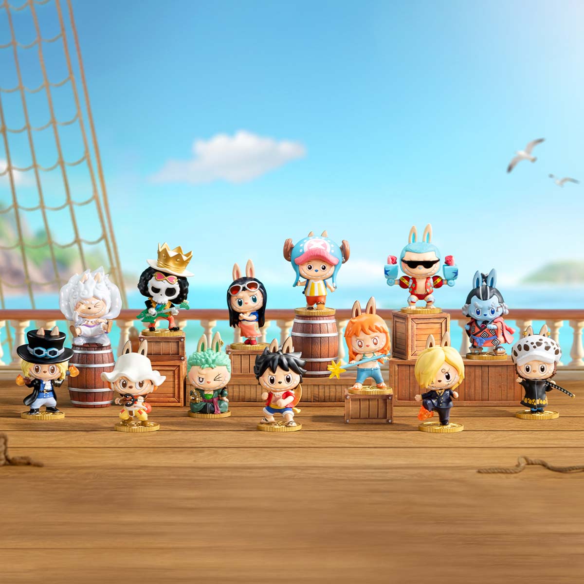 THE MONSTERS × One Piece Series Figures (WHOLE SET ONLY)