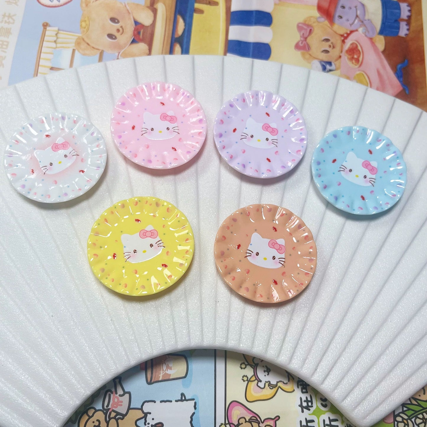 Miniature HelloKitty Plates