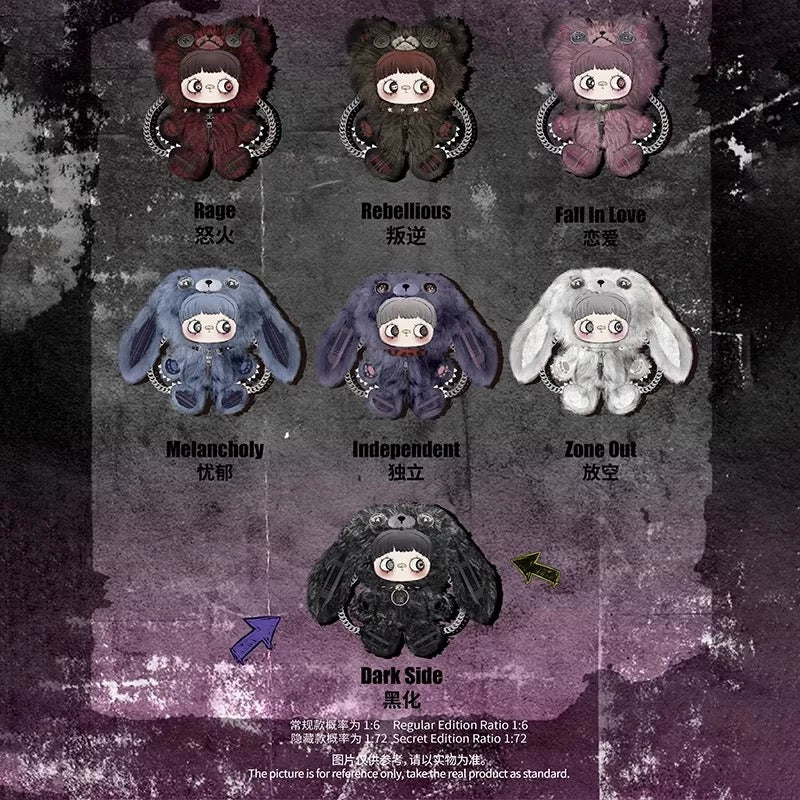 MayMei Rebel Doll Series 400% Plush Backpack
