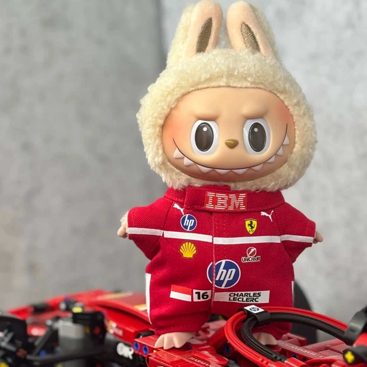 Labubu F1 Ferrari Uniform