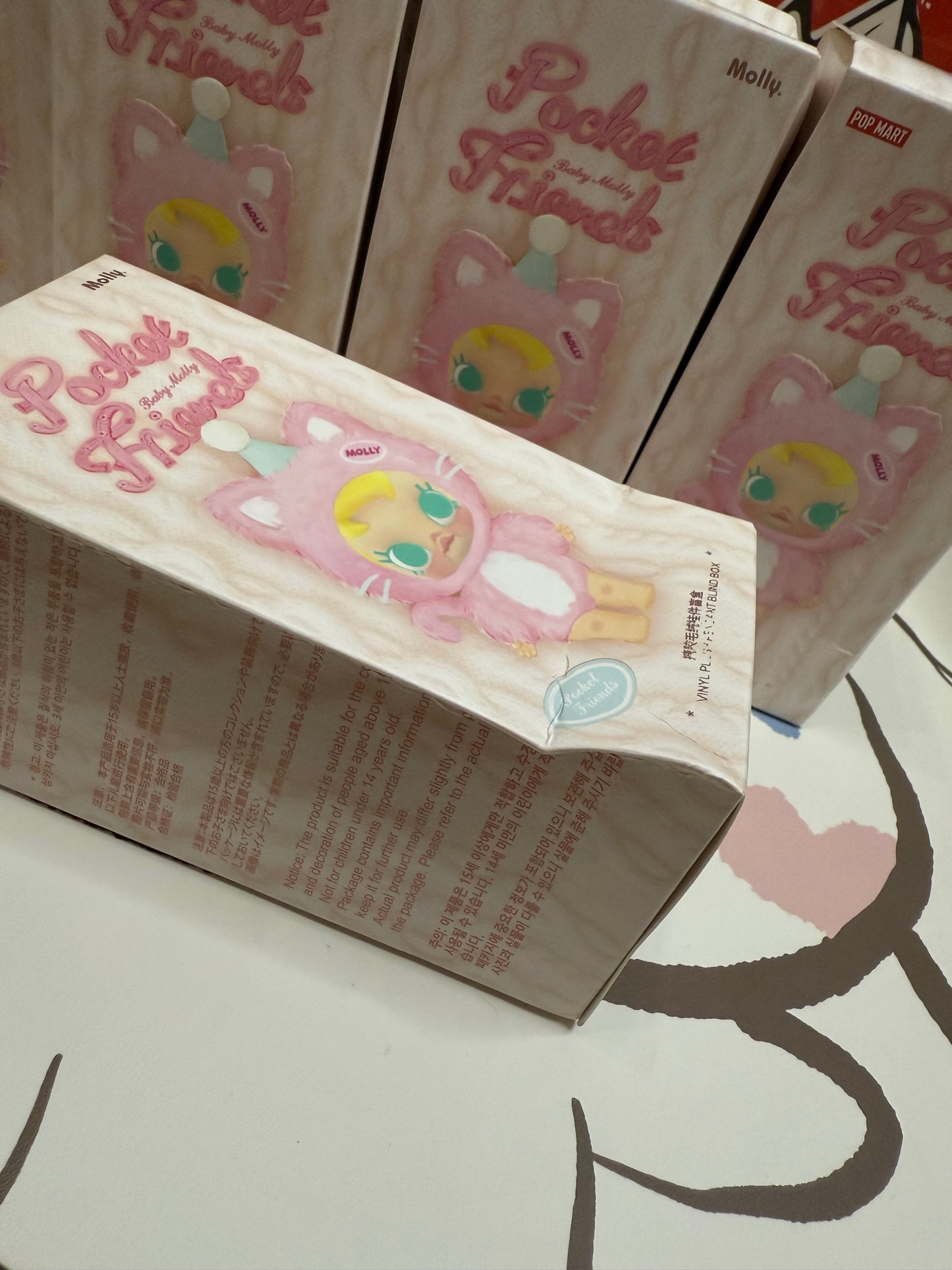 (Outer box damaged only) Baby MOLLY Pocket Friends Series