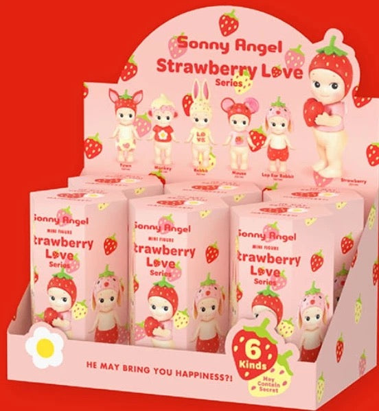 Sonny Angel Mini Figure Strawberry Love Series Blind Box
