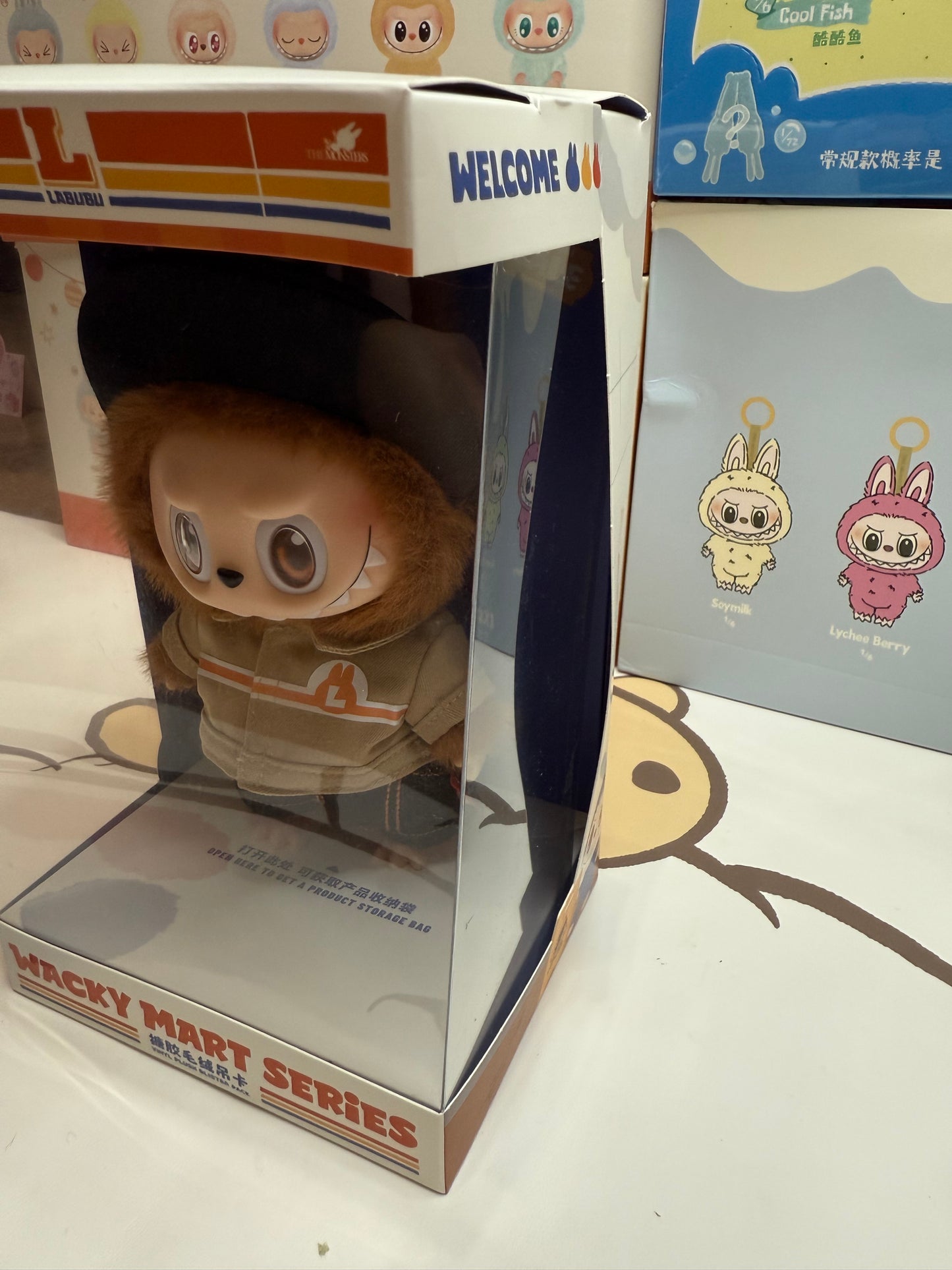 (outer box damaged) The Monsters Wacky Mart Series Vinyl Plush Hanging Card