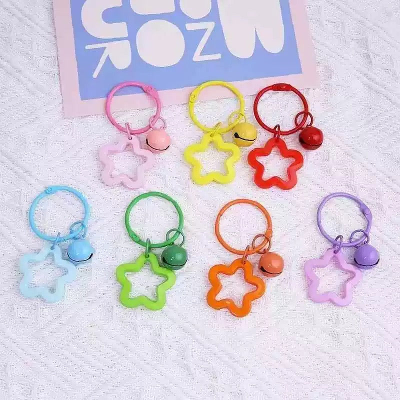 Star and Bell Keyring