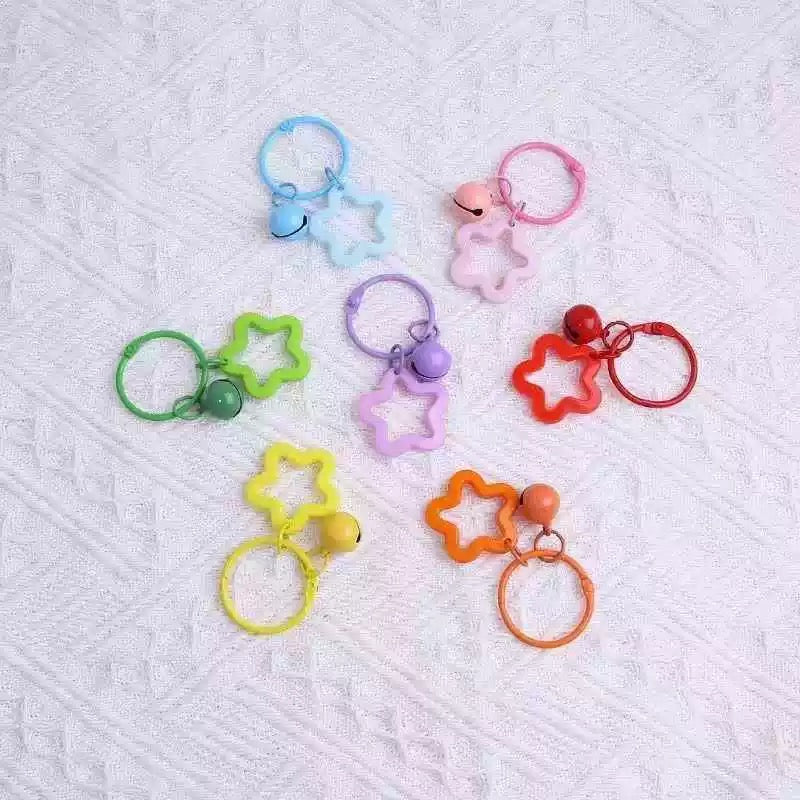 Star and Bell Keyring