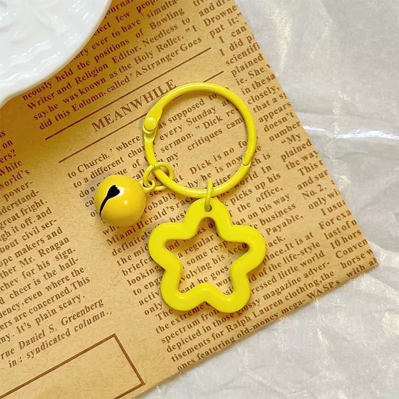 Star and Bell Keyring