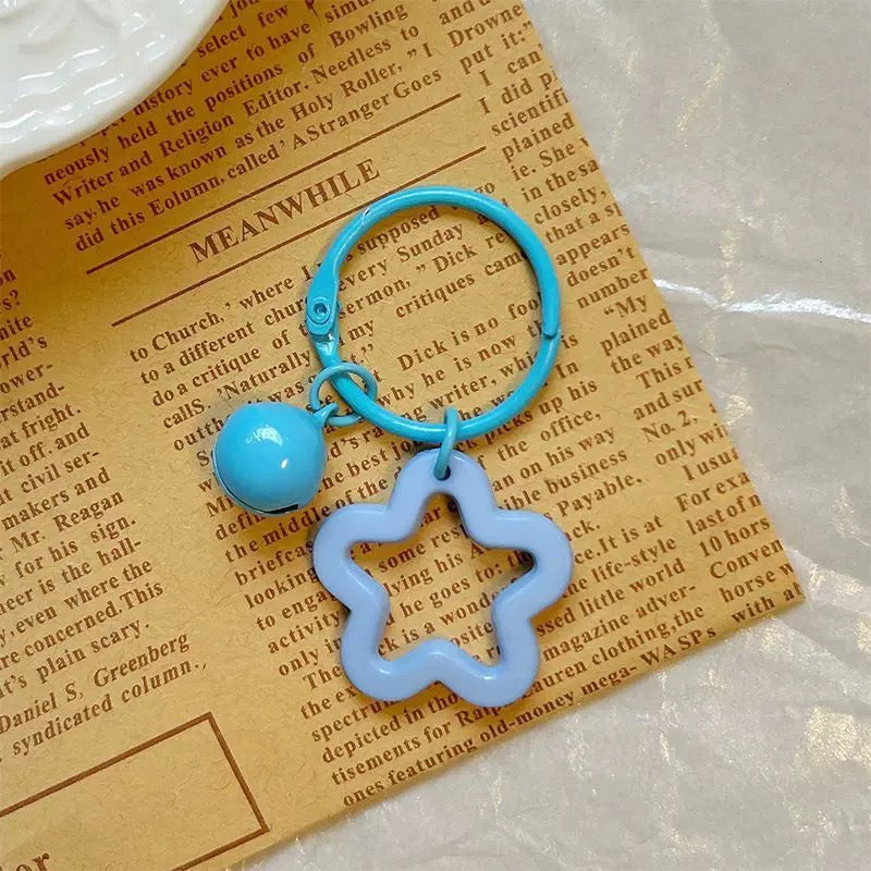 Star and Bell Keyring