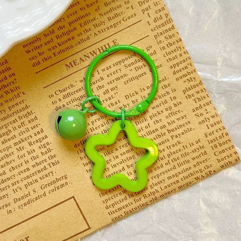 Star and Bell Keyring