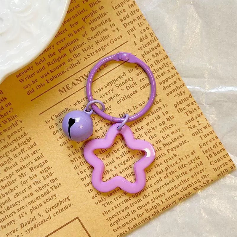 Star and Bell Keyring