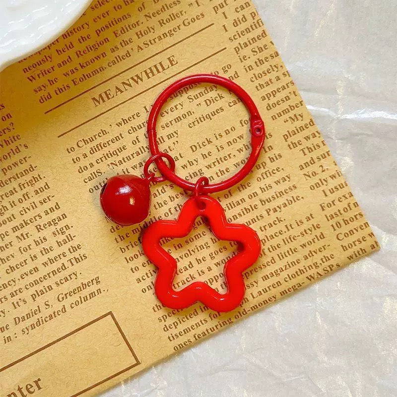 Star and Bell Keyring