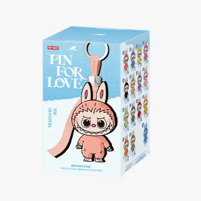 セット 美個体 Vinyl Plush Pendant Blind Box A THE MONSTERS Pin for Love Series-Vinyl Plush Pendant Blind