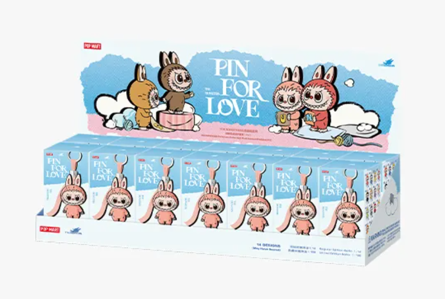 THE MONSTERS Pin For Love Series - Vinyl Plush Pendant Blind Box (N-Z)