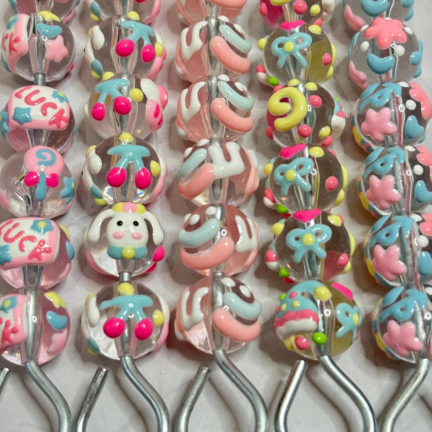 Hand Painted Beads