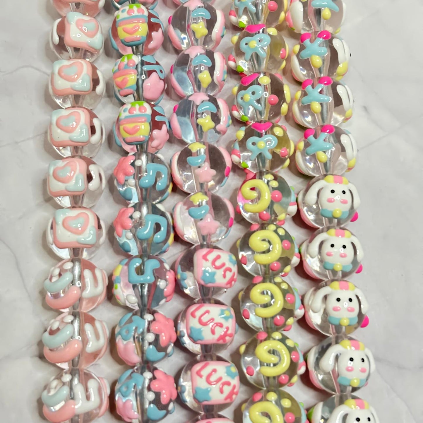 Hand Painted Beads