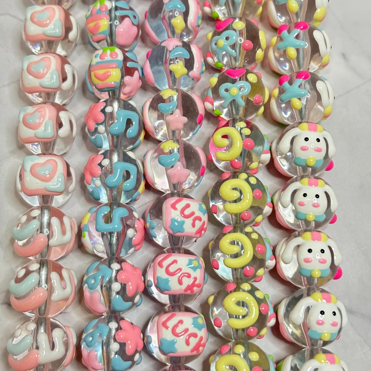 Hand Painted Beads
