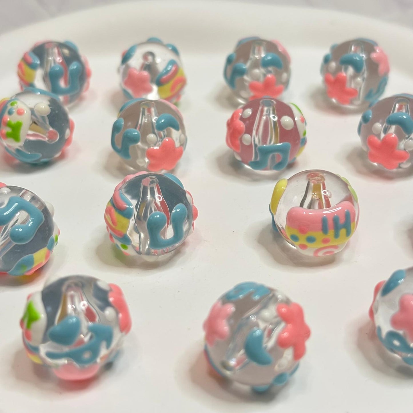 Hand Painted Beads