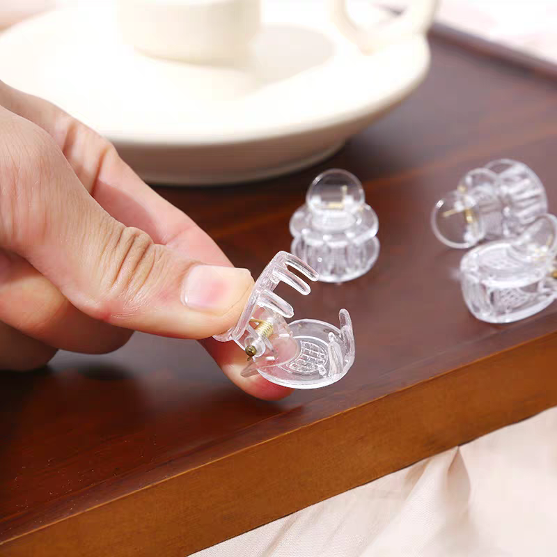 Mini Clear Jaw Clips for DIY