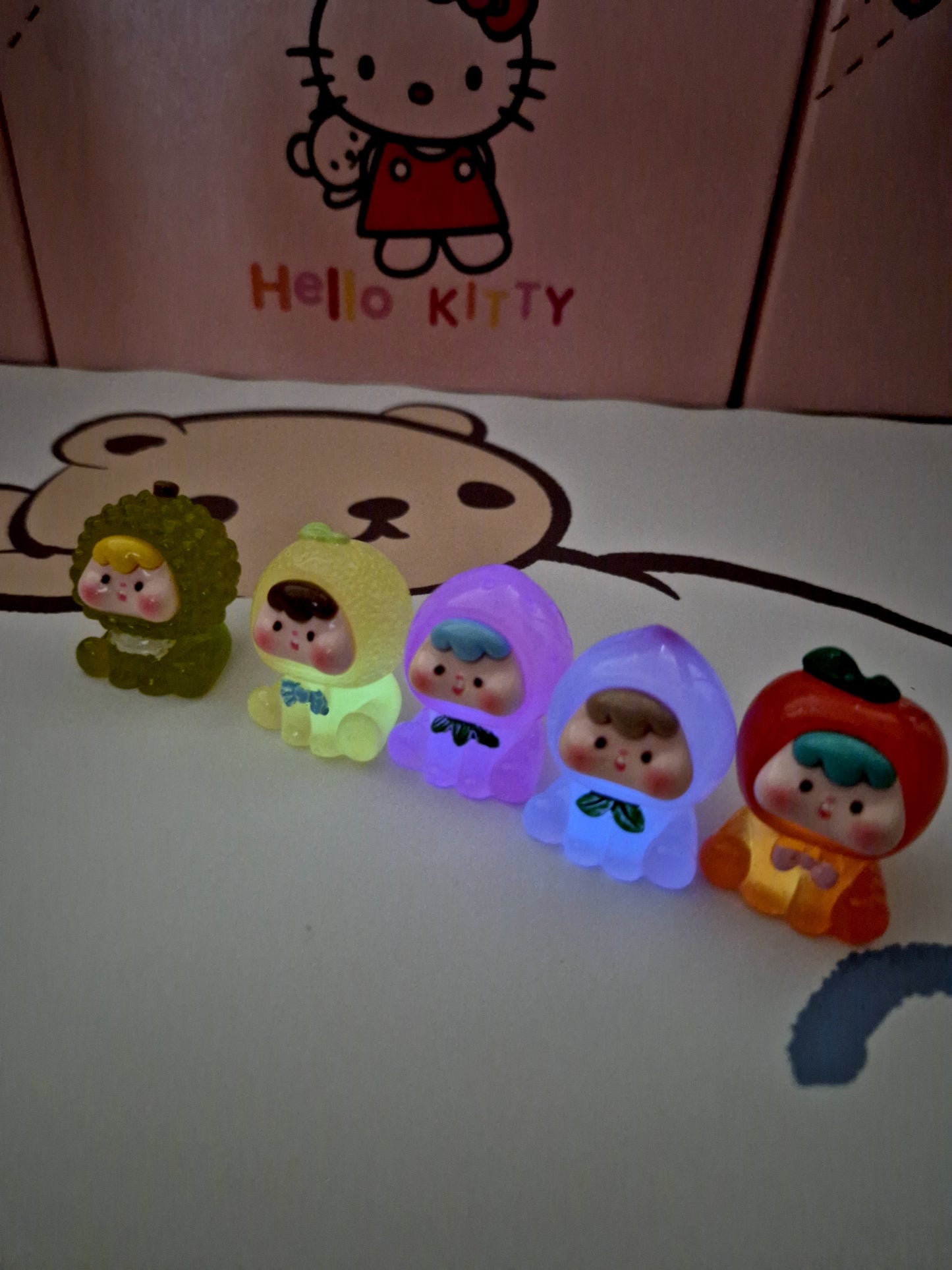 Luminous Fruity Characters