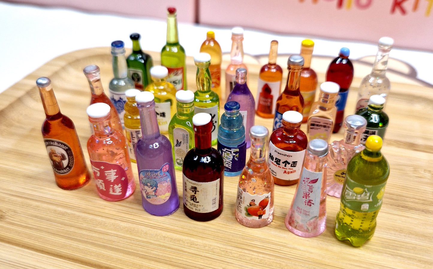 Mini alcohol / soft drink bottles