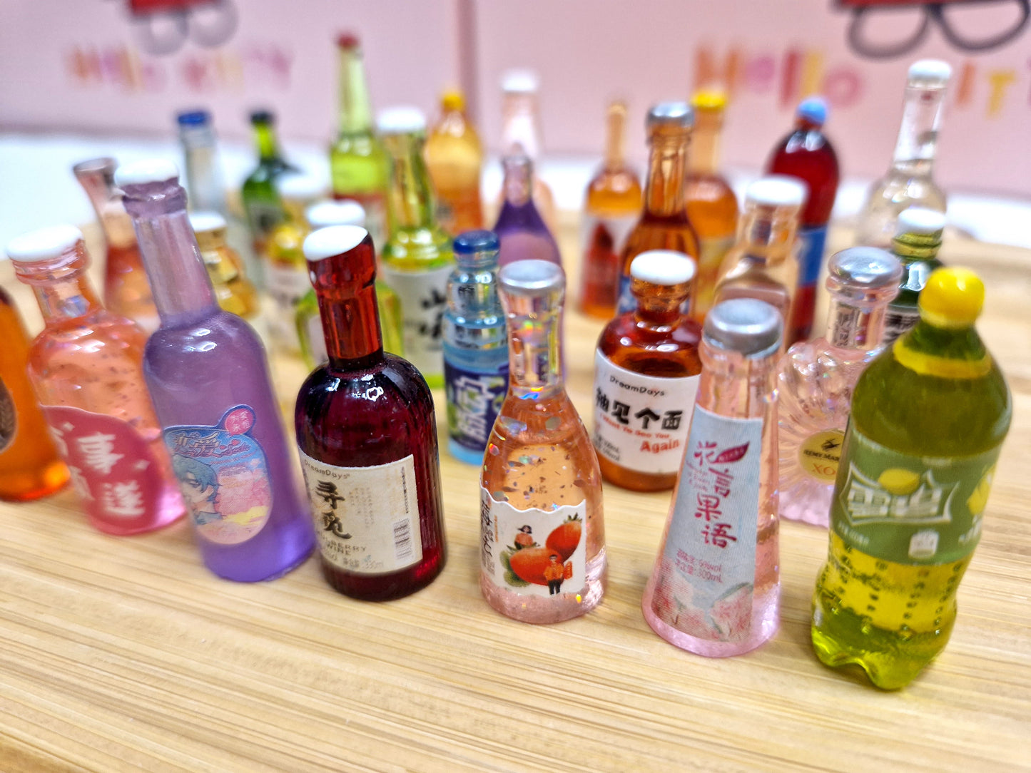 Mini alcohol / soft drink bottles