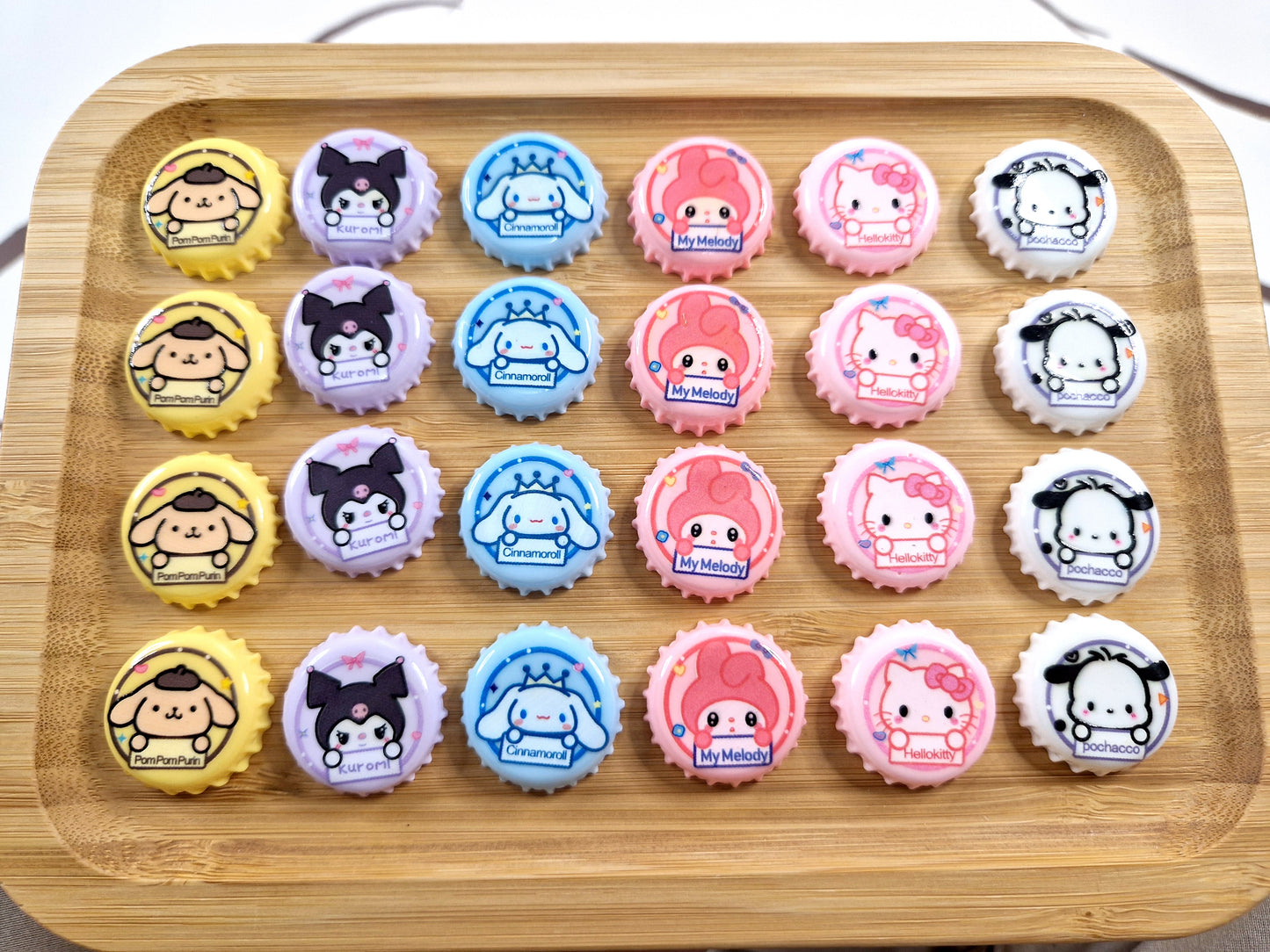 Sanrio Screw Cap Charms