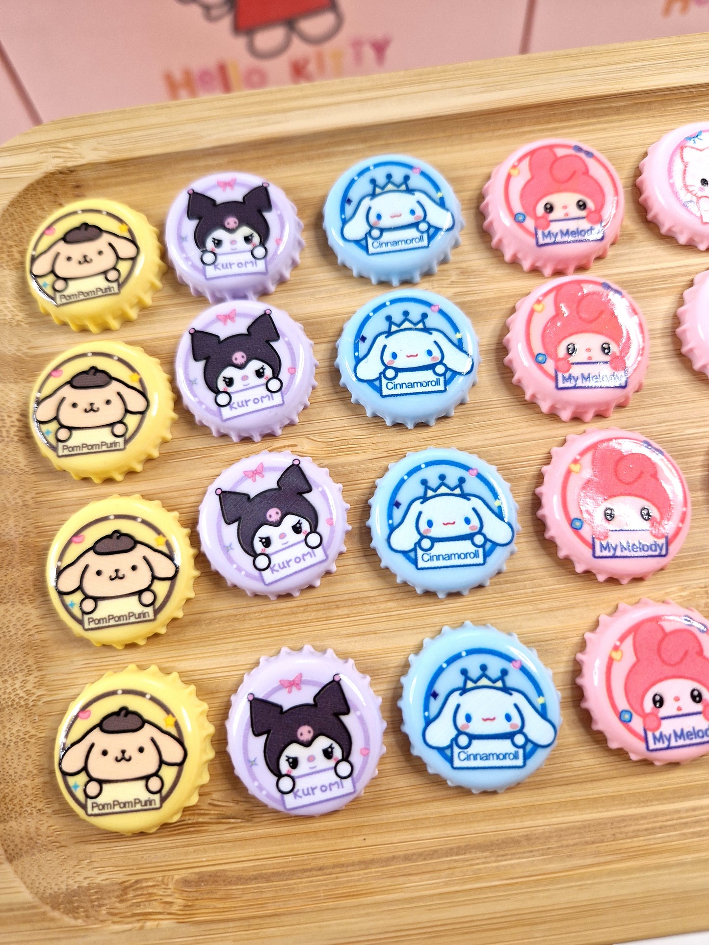 Sanrio Screw Cap Charms