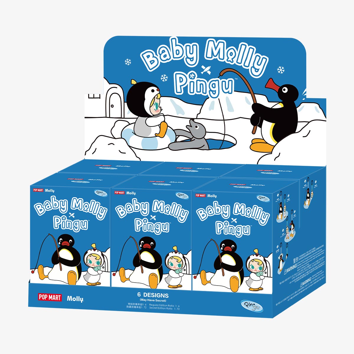 Baby Molly × Pingu Happy Fishing Series