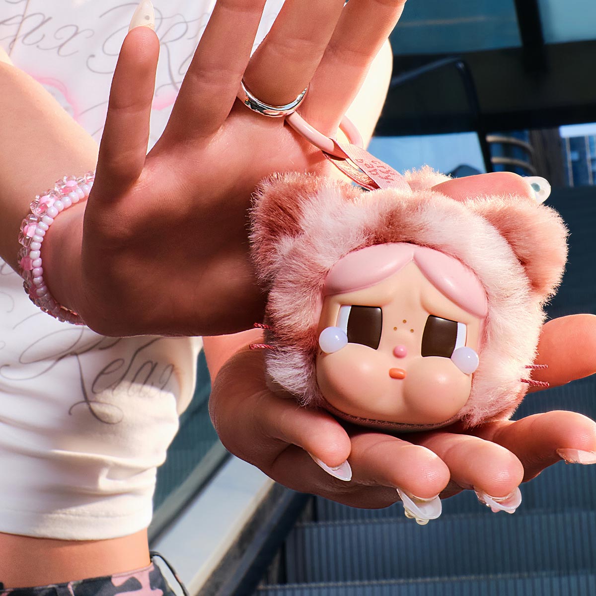 cry baby WILD but CUTIE ピンク Pink Cutie CRYBABY Wild but Cutie PINK CUTIE - Vinyl Plush Pendant Popmart