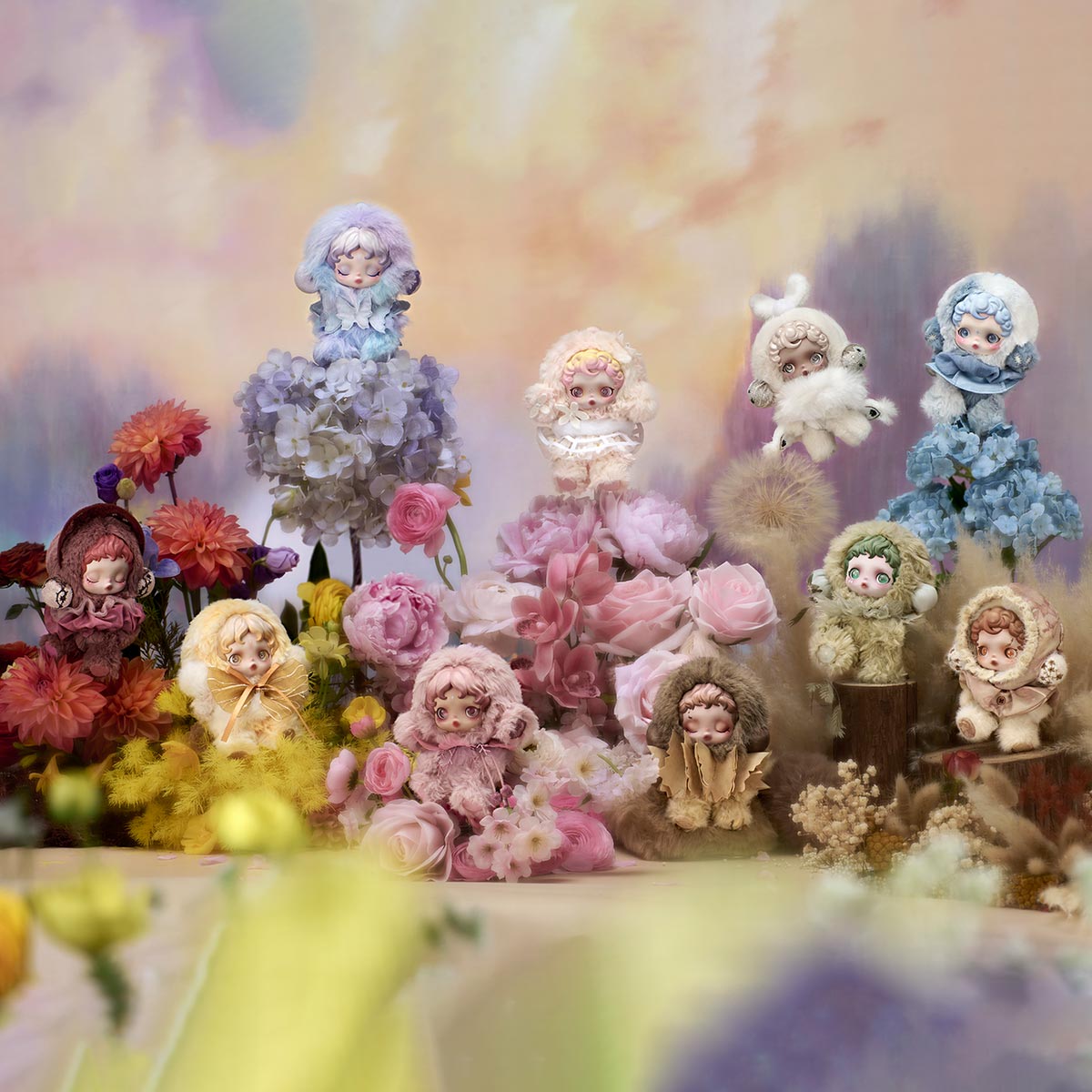 SKULLPANDA L’impressionnisme ピースx9 SKULLPANDA L'impressionnisme – So Cute Mart