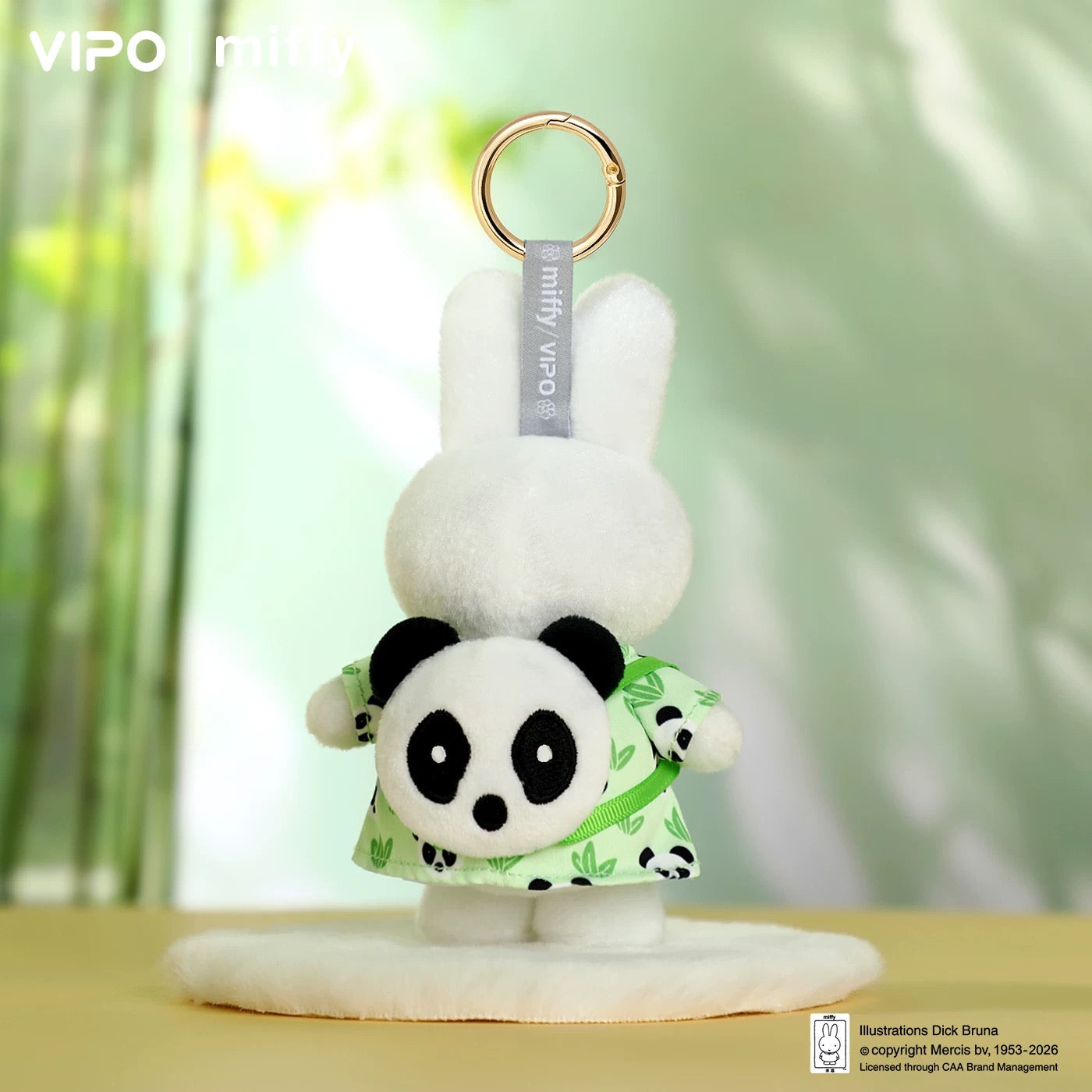 Miffy Panda Series Plush Pendant (VIPO)