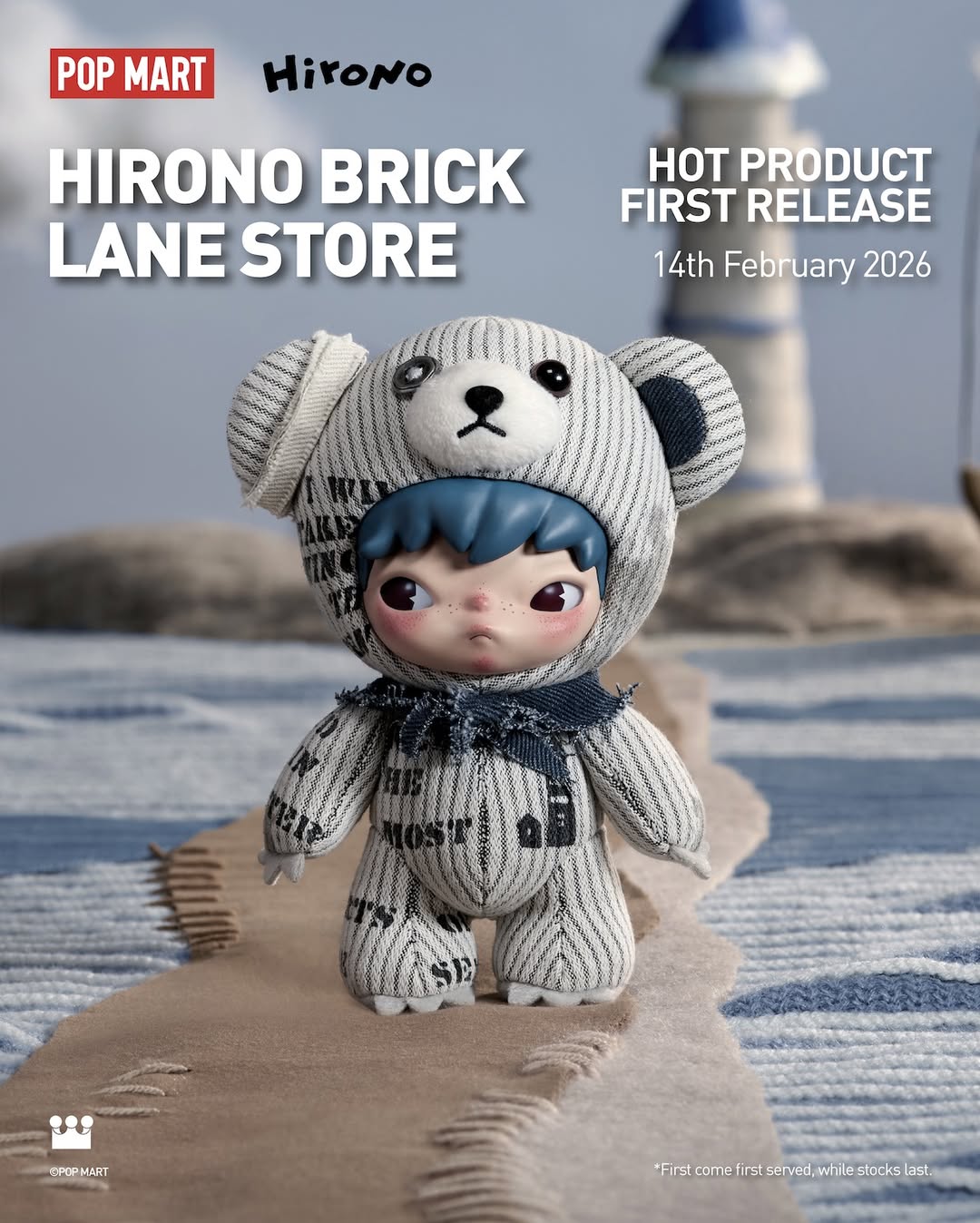 Hirono Freedom Island Plush Doll Pendant