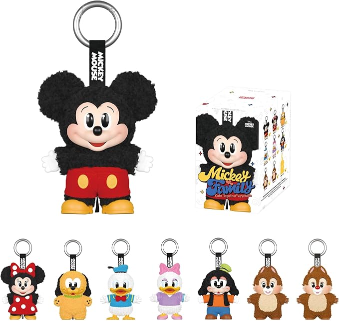 Mickey Family Cute Together Keychain Series