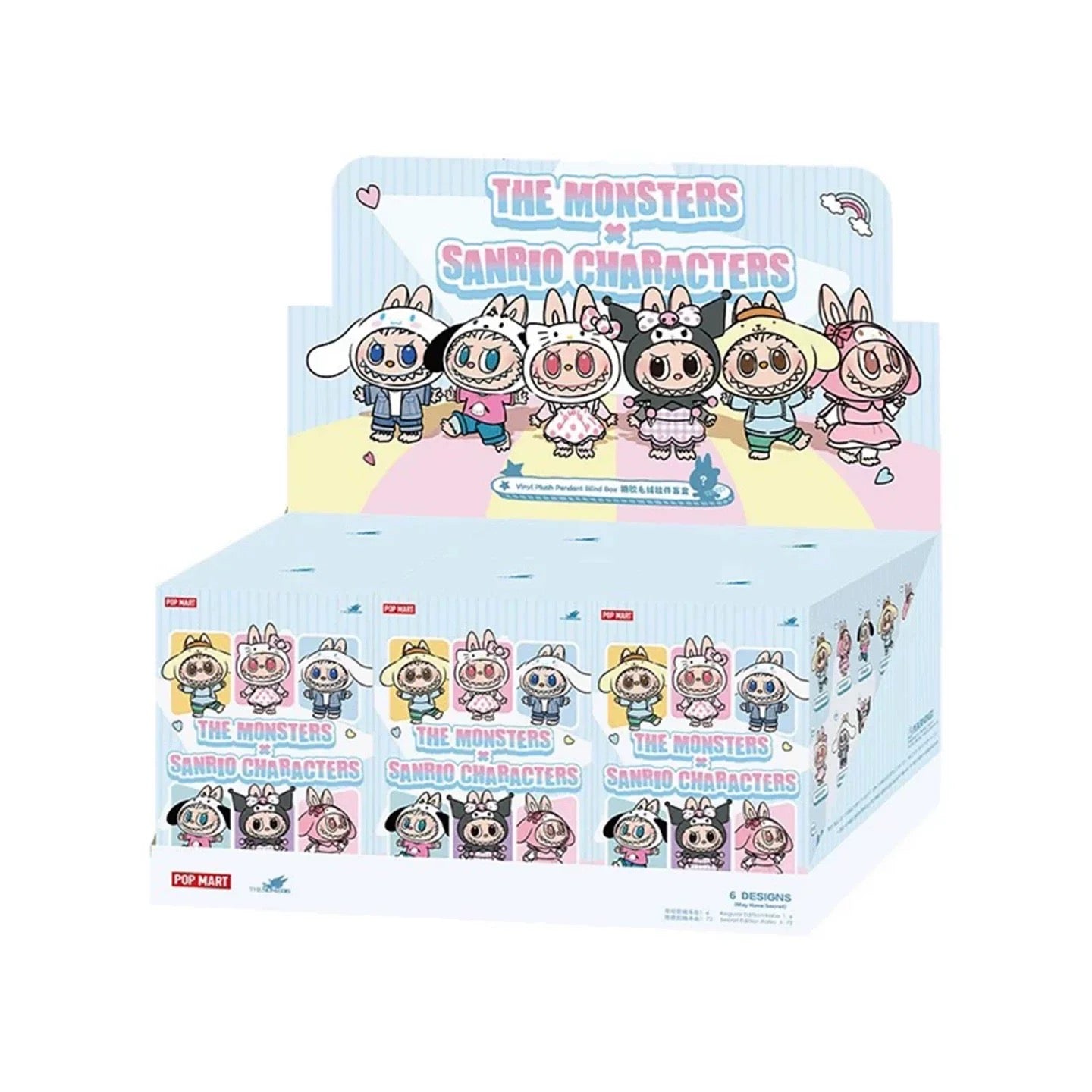 [PRE-ORDER] THE MONSTERS x Hello Kitty and Friends Series - Vinyl Plush Pendant Blind Box