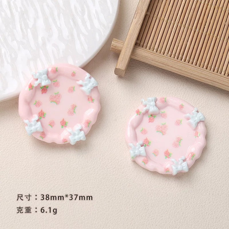 Cute Miniature Plates (round)