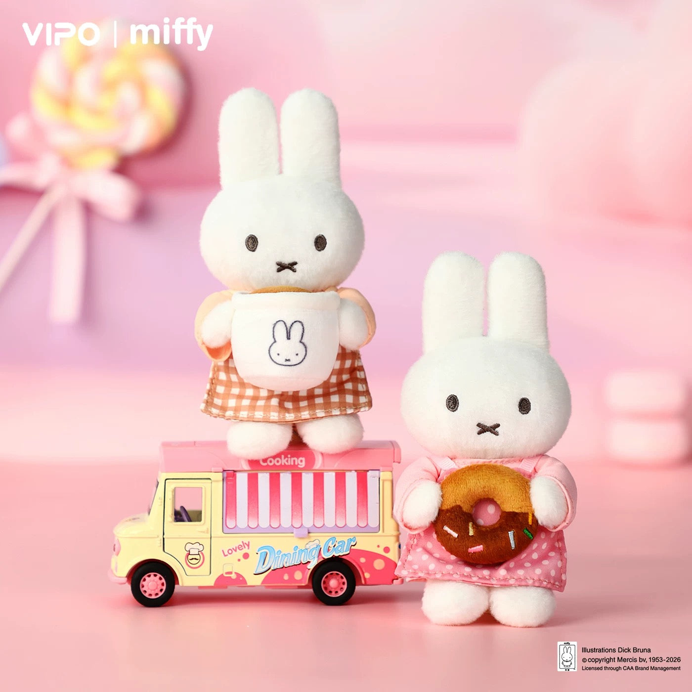 Miffy Bakery Series Plush Pendant Blind Box