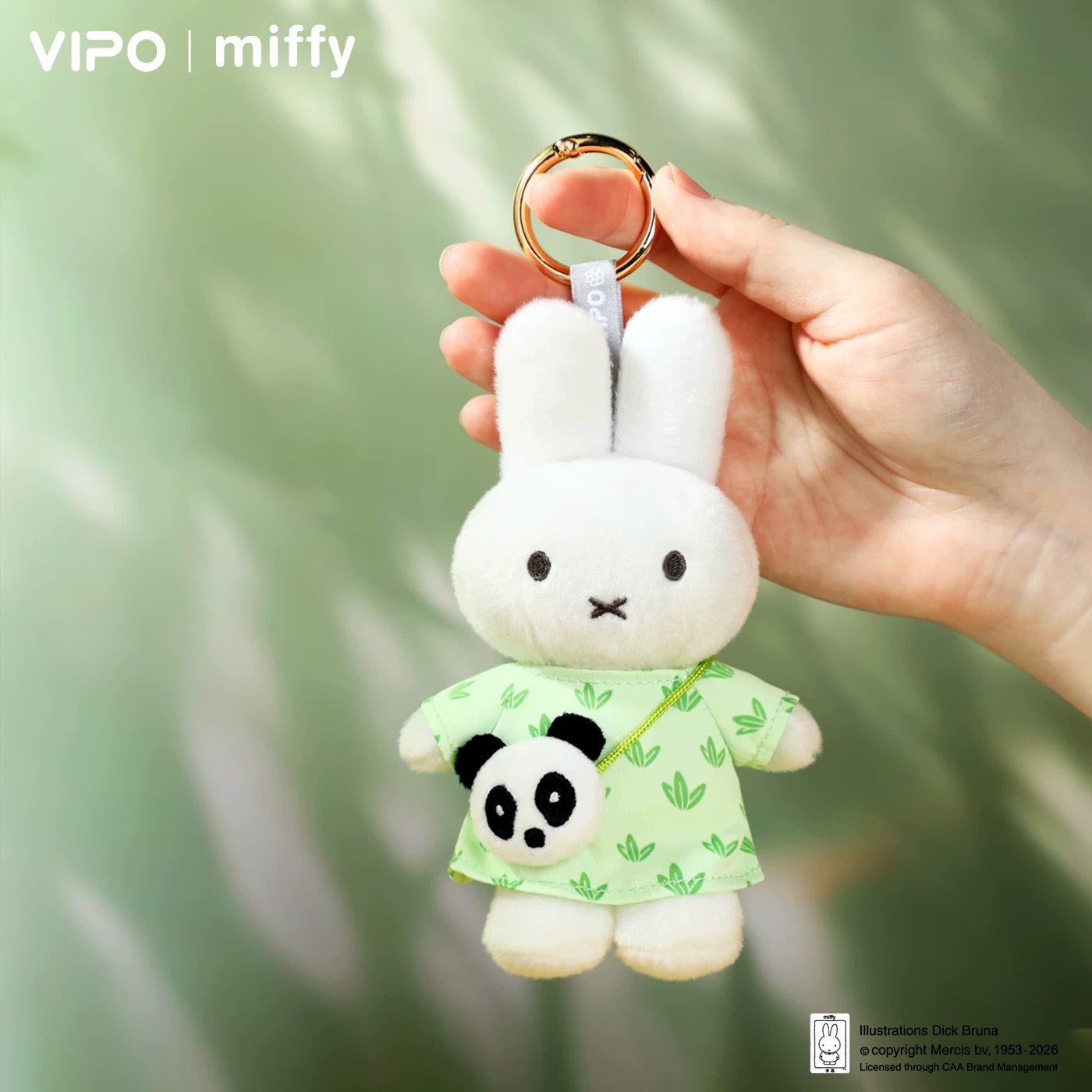 Miffy Panda Series Plush Pendant (VIPO)