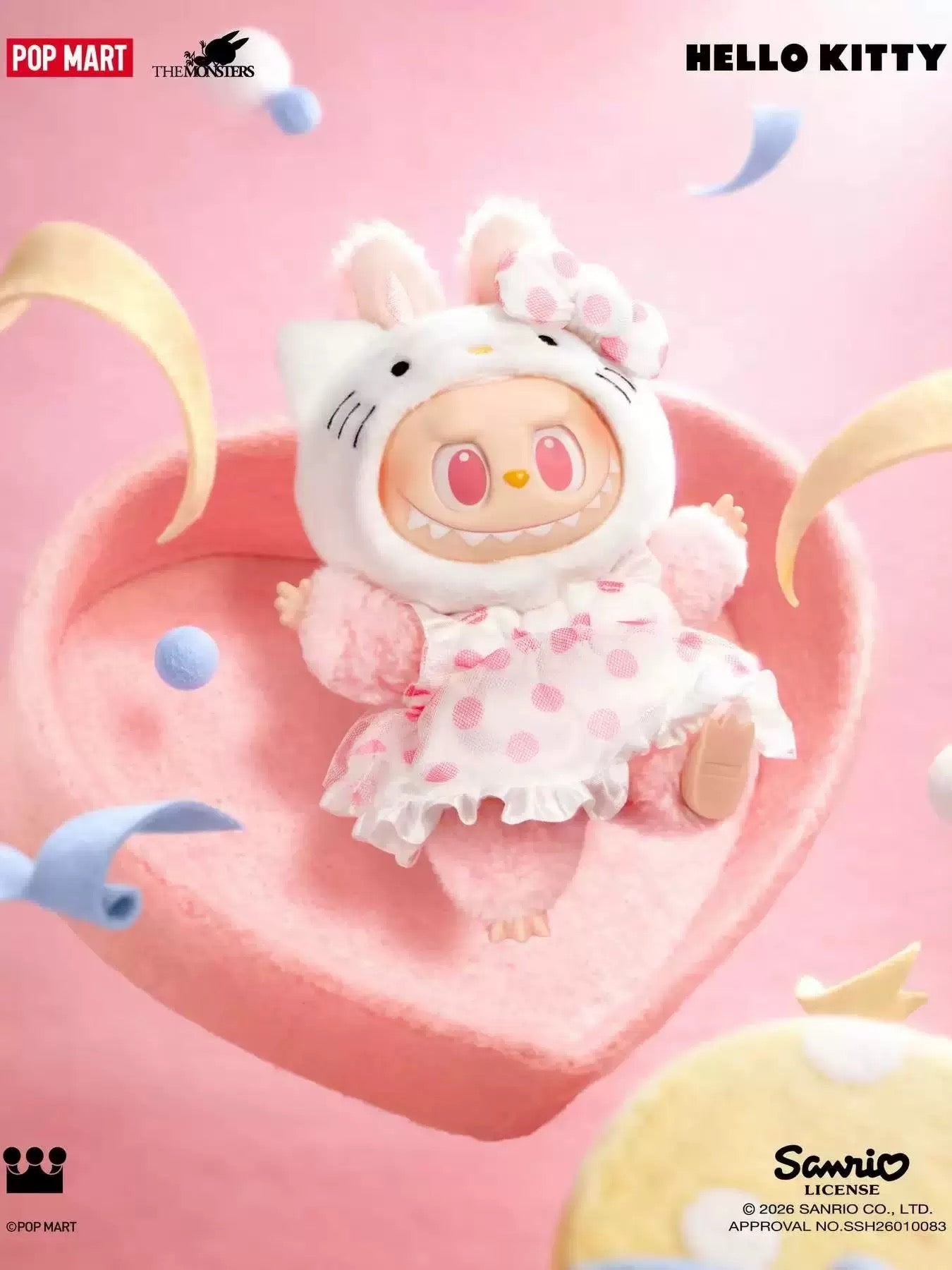 [PRE-ORDER] THE MONSTERS x Hello Kitty and Friends Series - Vinyl Plush Pendant Blind Box