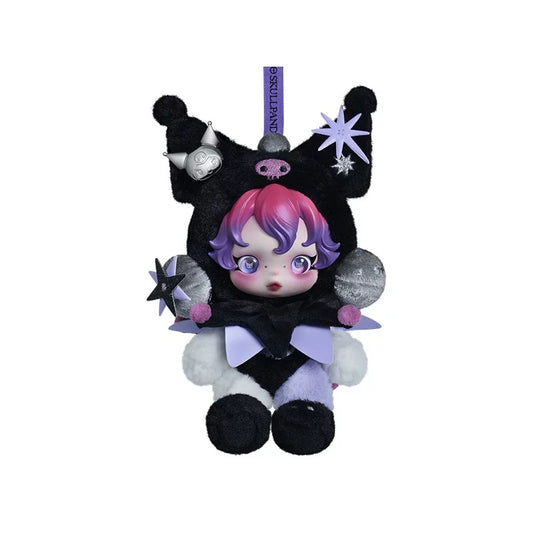 SKULLPANDA x Kuromi Plush Pendant