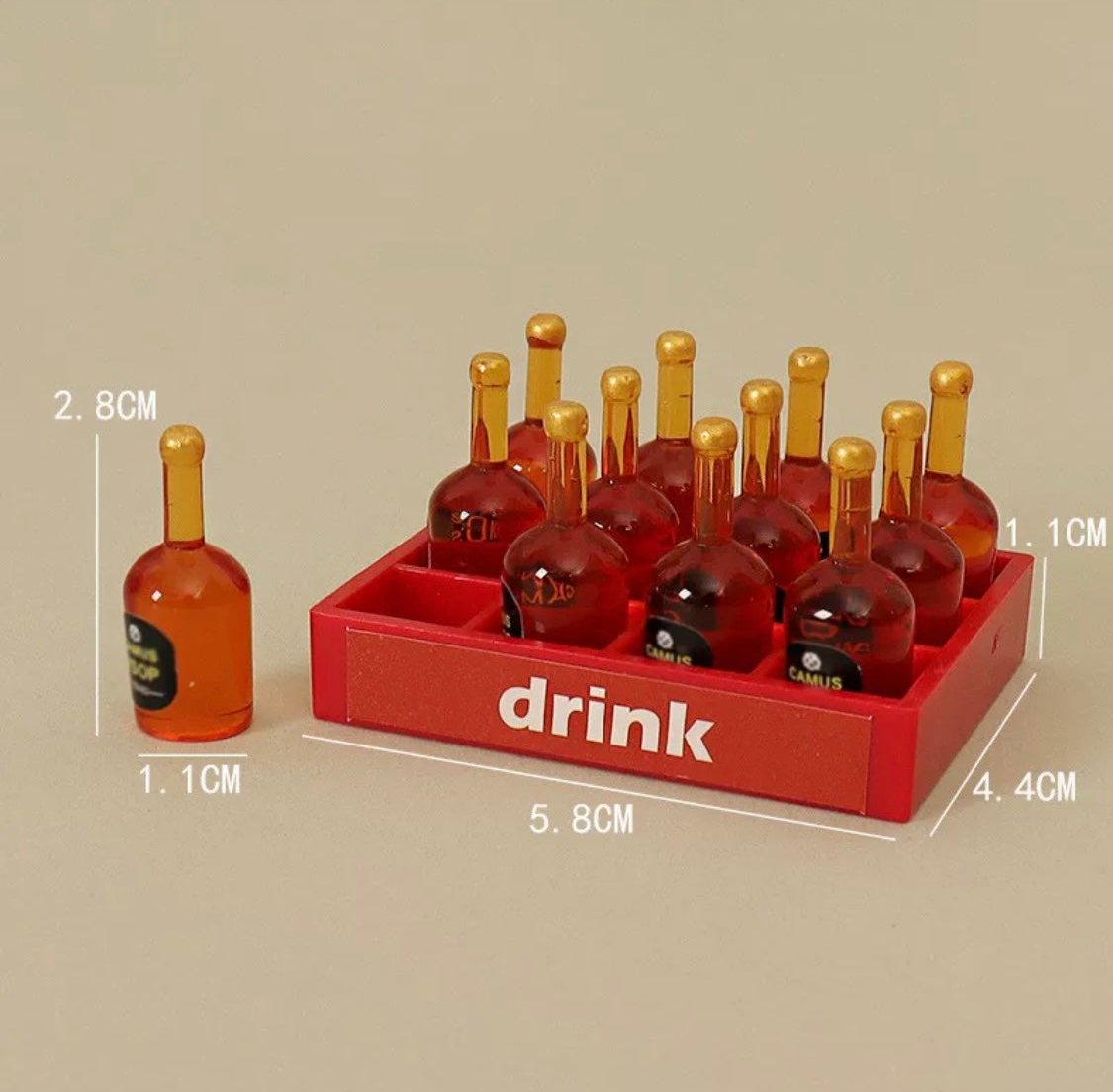 Mini alcohol bottles