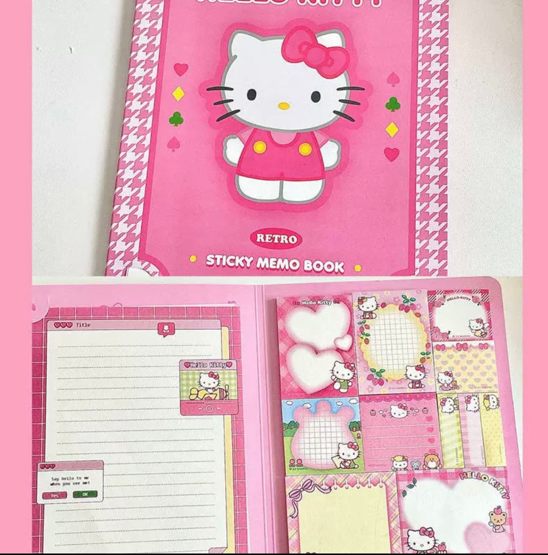 Sticky Note Pad Book