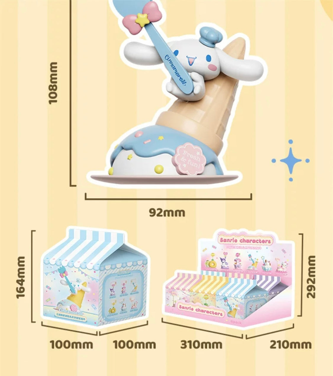 Sanrio Photo Stand Holder (Dessert Series)