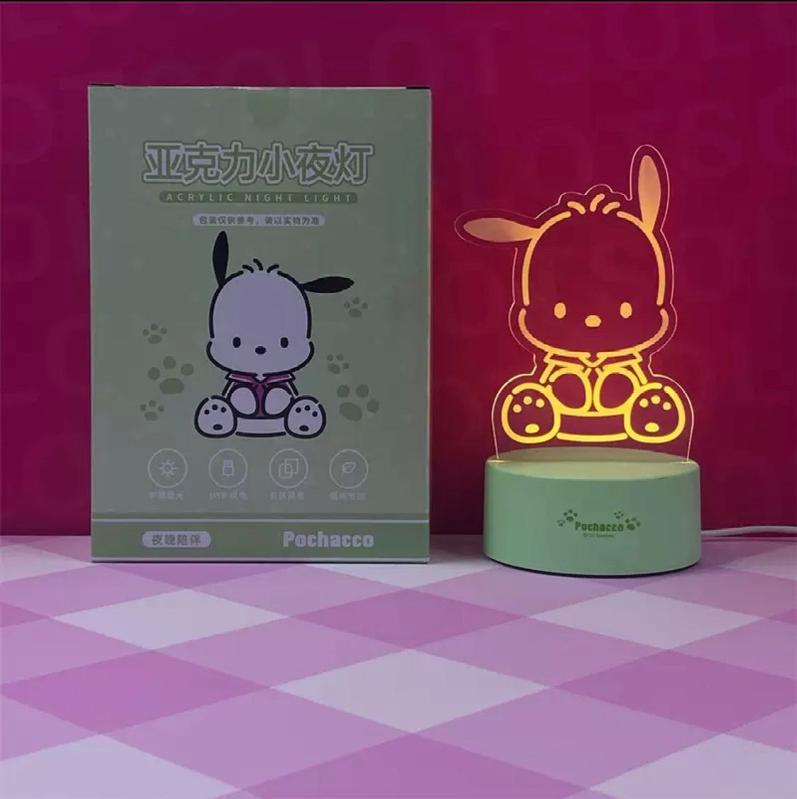 Sanrio Acrylic Night Light