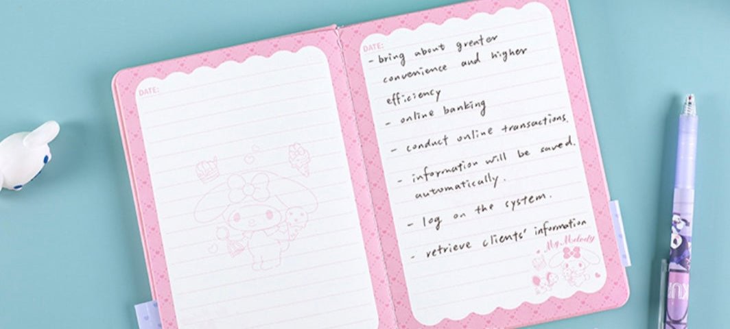 Cute Sanrio Notebook