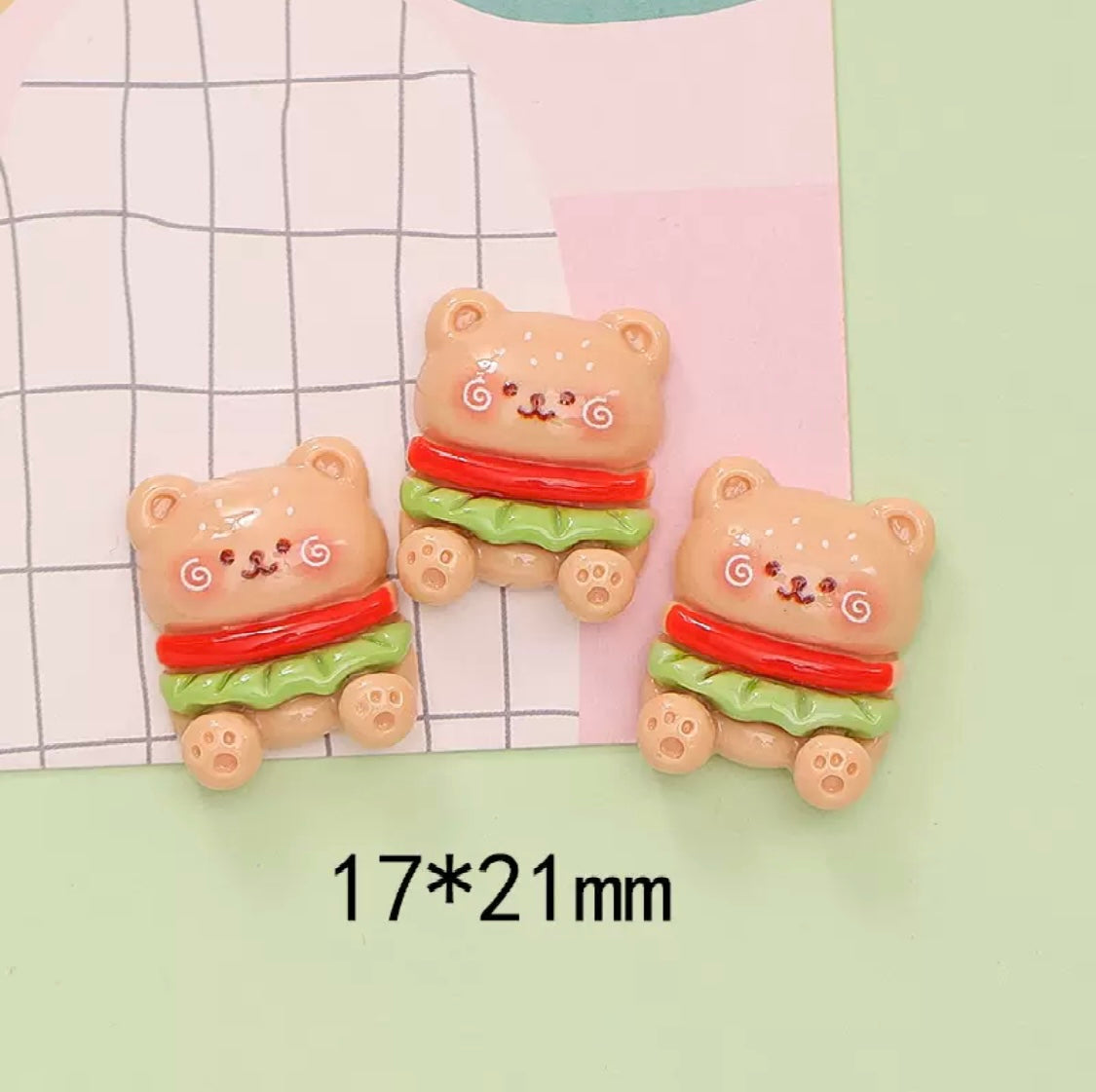 Cute Bear Cafe Charms