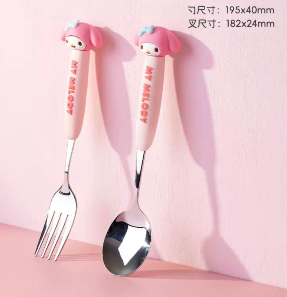 Sanrio Fork And Spoon