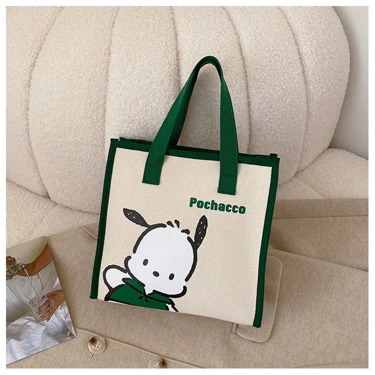 Cute Tote Bag with Zipper