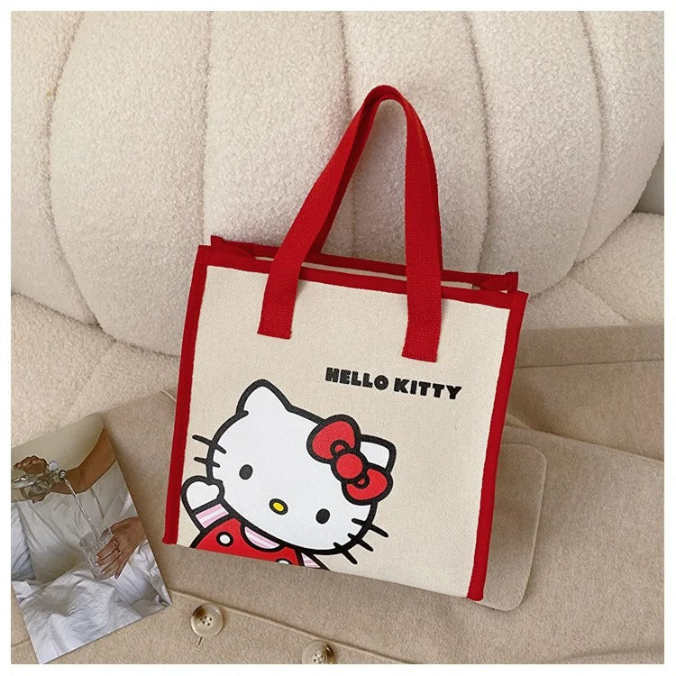 Cute Tote Bag with Zipper