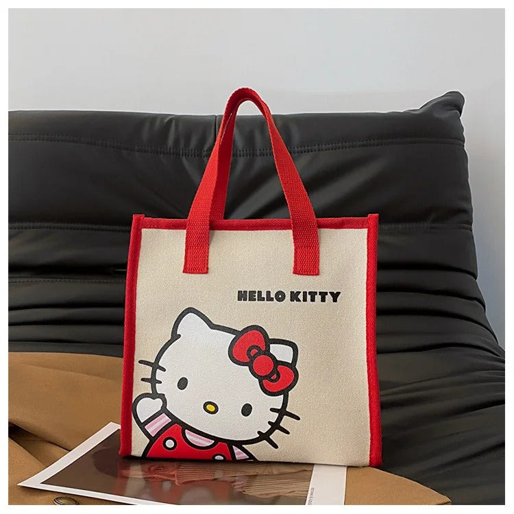 Cute Tote Bag with Zipper