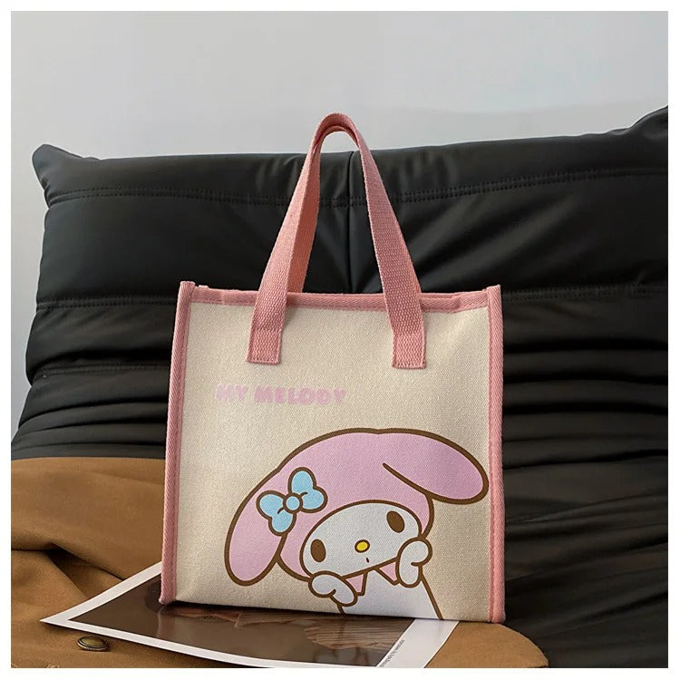 Cute Tote Bag with Zipper